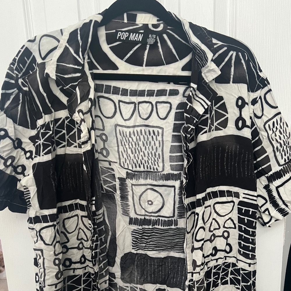 POP Man Button Down Shirt